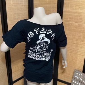 Manga next staff shirt customized